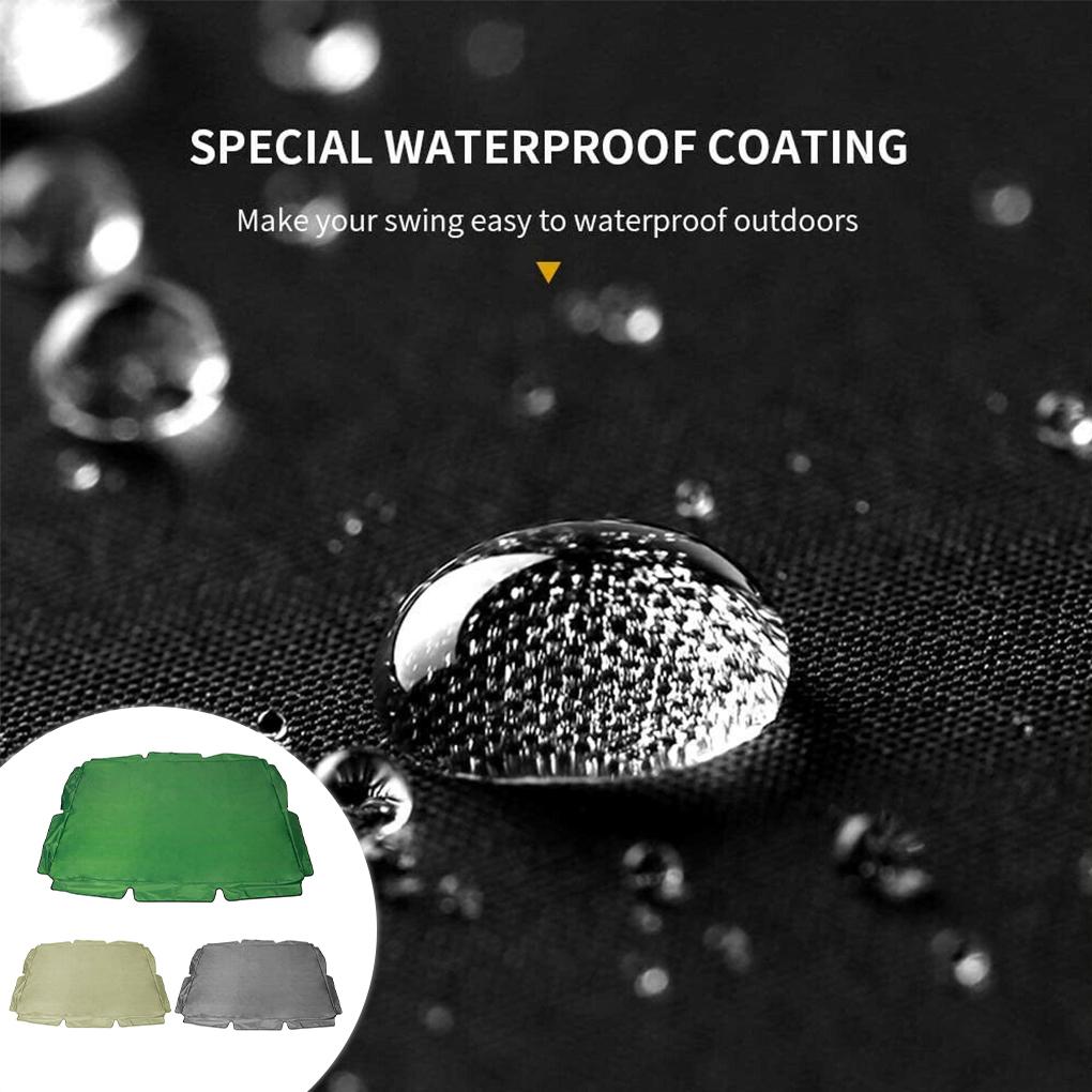 164CM 3 Seater Garden Swing Cushion 4Colors Waterproof Dustproof Chair Replacement Canopy Spare Fabric Cover Dust Covers