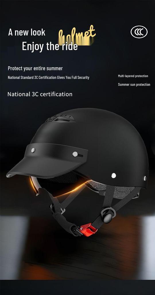 3C Safety Certified Adjustable Adult Unisex Electric Bicycle Helmet, Large Size Suitable