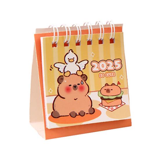 2025 Mini Schreibtisch Kalender Cartoon Monatliche Planer Kalender August. 2024 bis Dezember. Kalender 2025