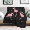Space Flamingo By graphicmeyou Throw Blanket Air Conditioner Soft Blanket for Office Home