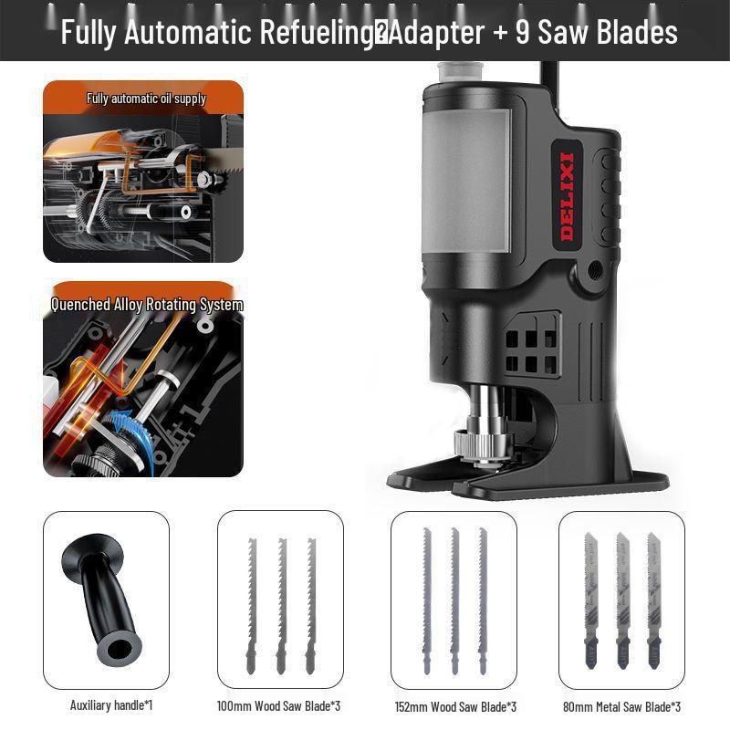Delixi Electric Drill to Reciprocating Saw Adapter - Multifunctional Cutting Tool Accessory