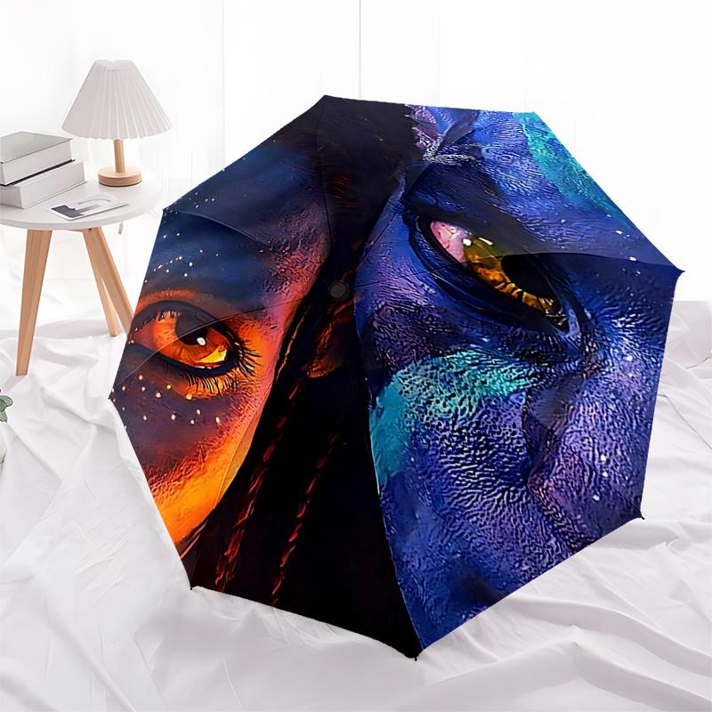 

Avatar Inspired Umbrella:Automatic Opening&Closing,Foldable Design,8 Bone Frame Perfect for Fans,Travelers,and Everyday Use!0171b