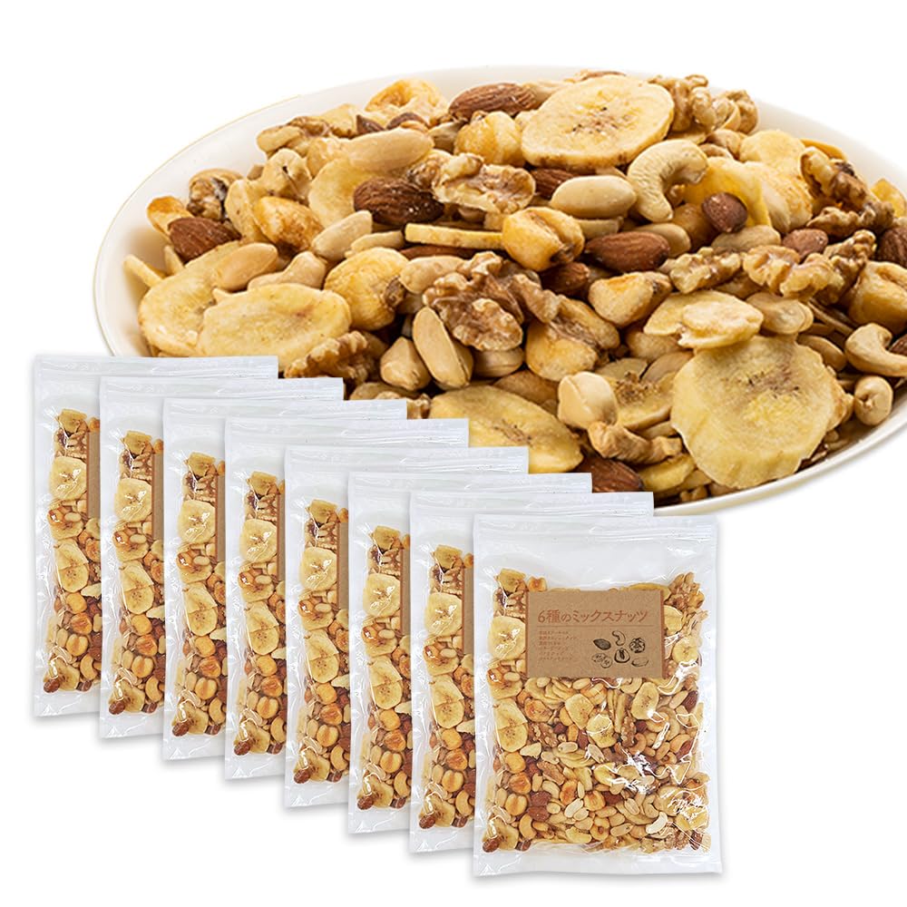 

Iris Plaza Mixed Nuts 6 видов чипсов 700 г Butter Cashew Giant x 8 коробок [включая банан] (Банан, арахис, миндаль, орех, грецкий орех, кукуруза)