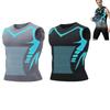 Zomer Heren Shapewear Ionisch Vormgevend Vest Mouwloos Shirt Strakke Compressie Shirts Tank Body Shaper Ademend IJszijde