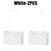 2026 New Reusable Waterproof Flower Tote Bag Eco Friendly Wedding Party Favors Gift Box Portable Bouquet Packaging Decorations