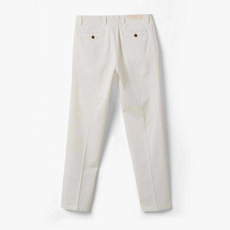 Briglia Bg02 2pleats Pants White Iaf1m30000a00