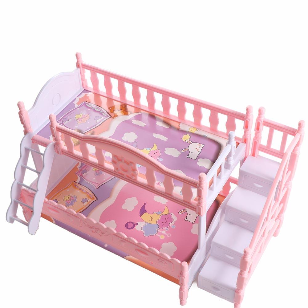 Simulation Simulation Doll Double Bed BJD Doll Princess Double Bed  Children Play House