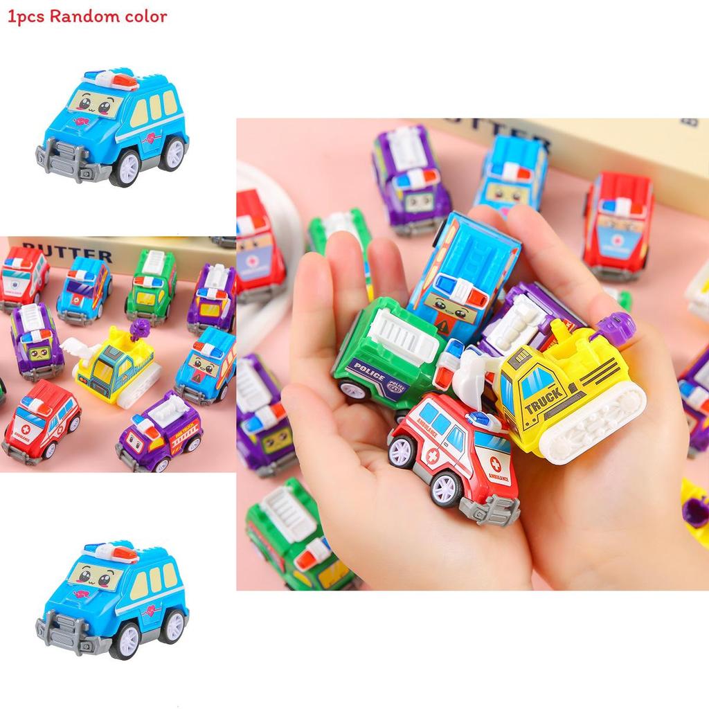 Simulation Mini Inertia Cartoon Fire Engine Children Toys For Babies And Toddlers