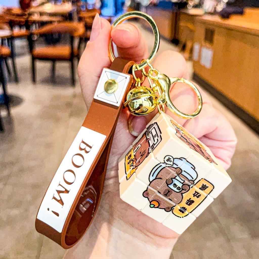 

Adorable Capybara Keychain Unique Acrylic Accessory Ideal For Birthdays Holidays And Love Work