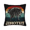 Jimothy the Ballard Seattle Raccoon Pillow Case  Retro Trendy Pillow Cover Custom Pillowcases For Sofa Couch Bed Living Room