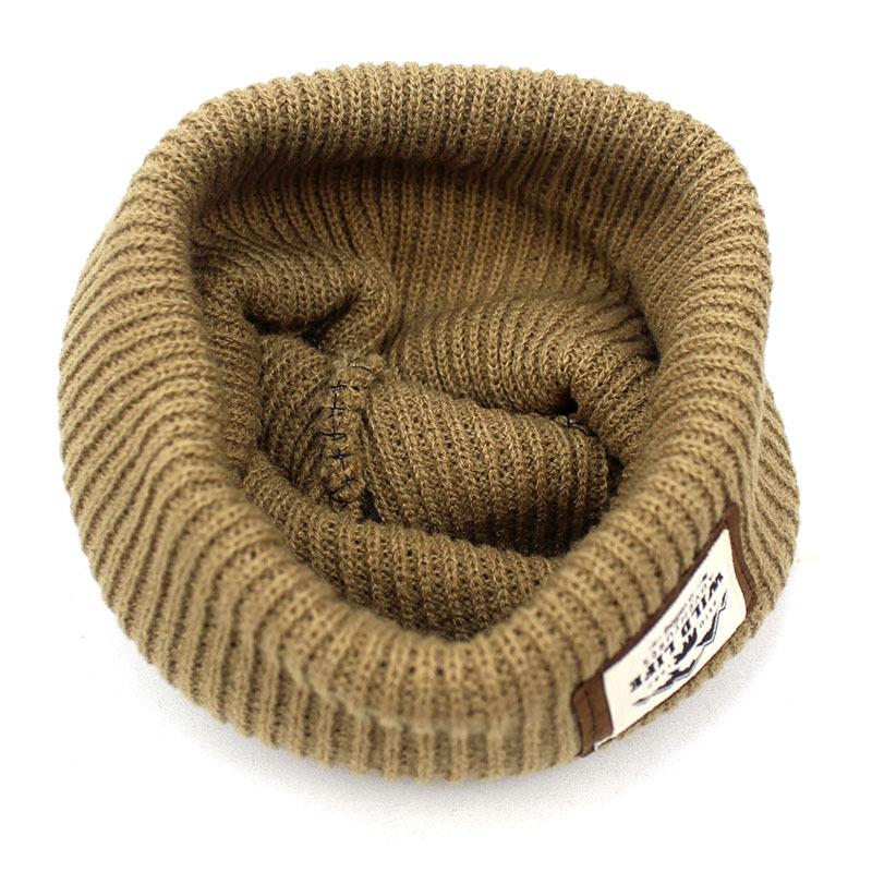 Унисекс вязаная шерстяная шапка-бини Skullies для мужчин и женщин — фото 5