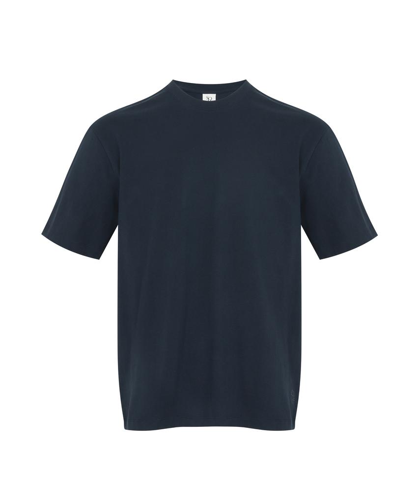 SOLEW Essential Loose Fit Crew Neck T-Shirt_Dark Navy