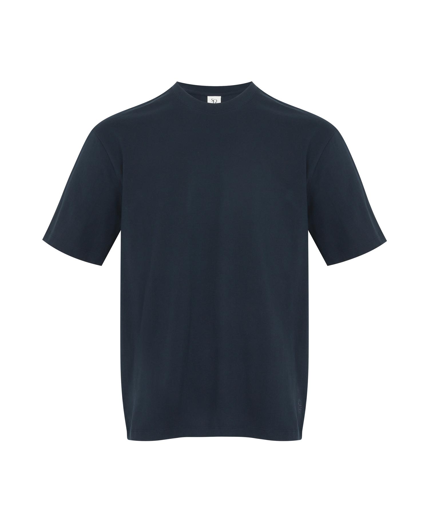 Soru Essential Loose Fit Crew Neck T-Shirt_Dark Navy L