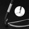 Unisex Metal Half Frame Men Women Plastic Lens Large Face Nearsighted Spectacles for Business Daily