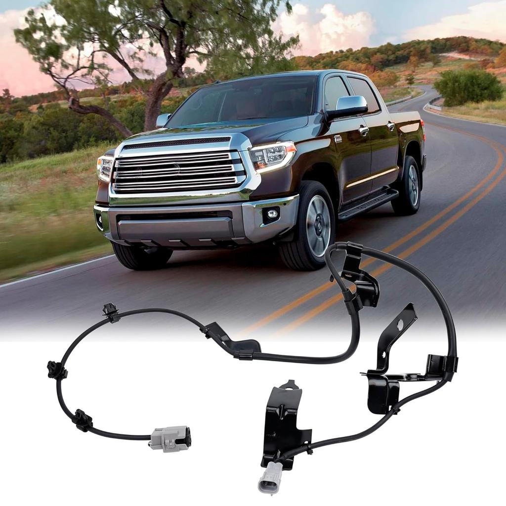 89516-0C040 ABS Wheel Speed Sensor Wire Harness Front Left Compatible with Toyota Tundra 2WD 4WD 2007-2021, Fit for Sequoia 2018-2022, Wire Skid