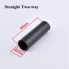 2-30Pcs ABS Black Joint  Three-way Four-way 90° Elbow Pipe Connector Plant Support  Wardrobe Tent Ixed Fittings 12mm Inner Dia