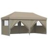 Pop Up Party Tent Taupe 580 X 292 X 315 Cm Oxford Fabric