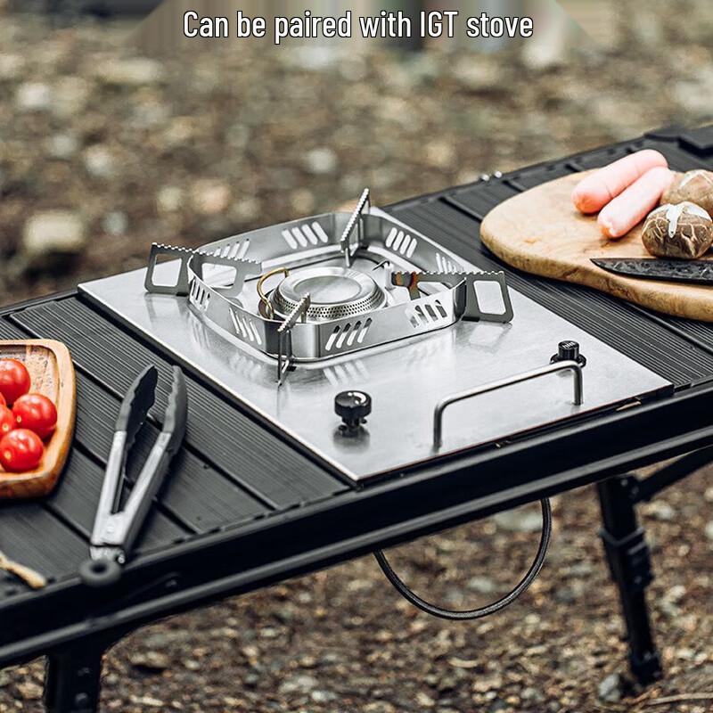 Portable Outdoor Adjustable Height Roll-Up Picnic Table