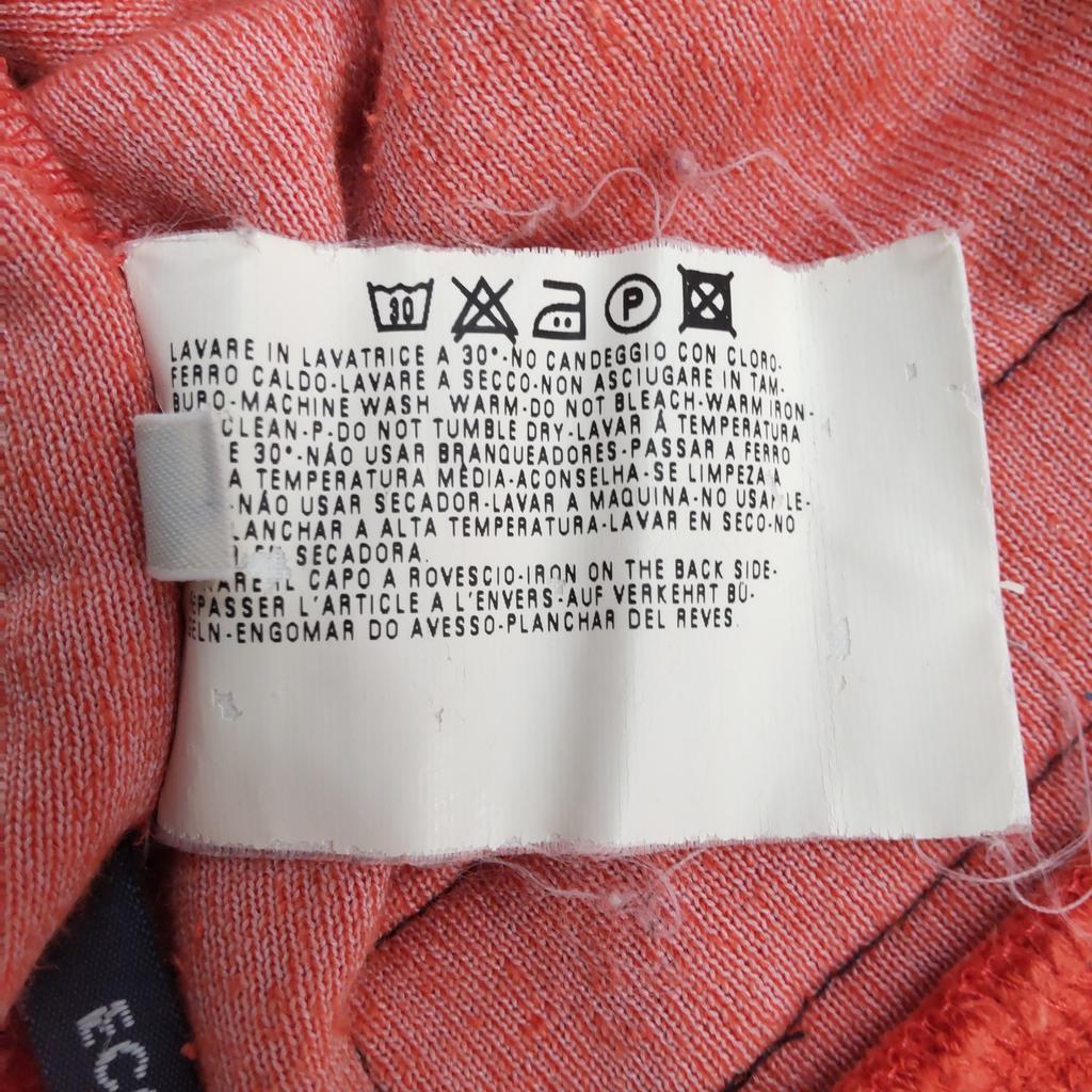 Armani Jeans Kenevir fermuarlı bluz MISURA-M erkek turuncu×fildişi ceket(KULLANILMIŞ)