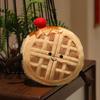 Niedliche Waffel Plüschpuppe Stofftier Lebensmittelspielzeug mit lächelndem Gesicht Weiche knuddelige Plüschtiere Geburtstagsgeschenk Mädchen Kind