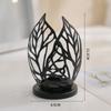 Nordic Style Candle Holder Desktop Ornament Candlelight Dinner Props  Festival Party Decor Supplies