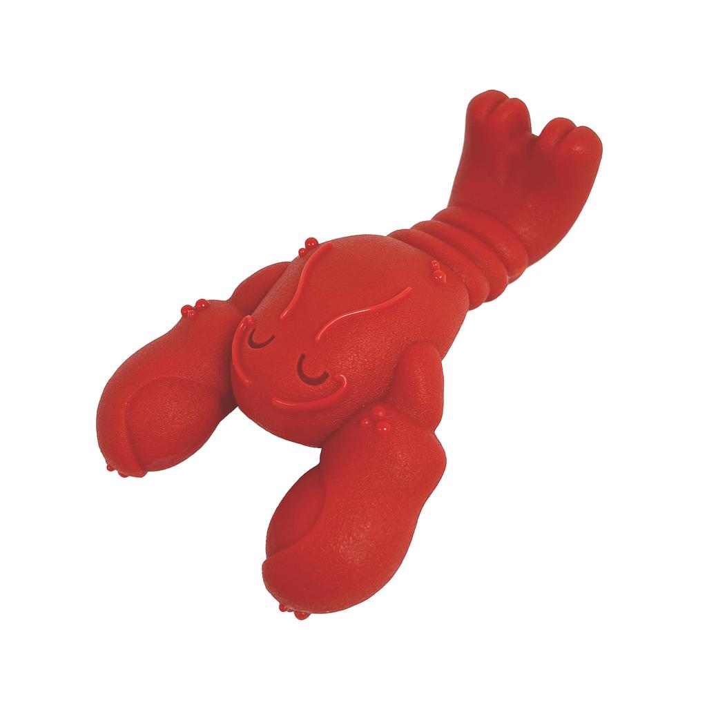 Nylabone Lobster Dog Toy Power Chew Cute Dog Toy for Aggressive Chewing Fun Filet Mignon Flavor – – Twist! (Small/Regular) (1 Count)