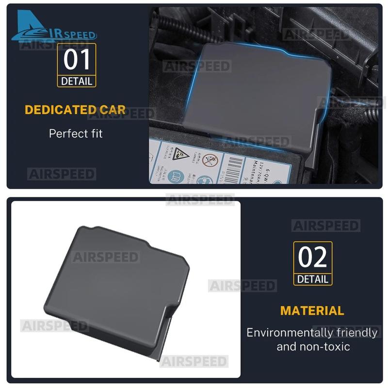 Car Battery Negative Terminal Protective Cover For Ford Ranger  2024 Waterproof Dustproof Interior Accessories