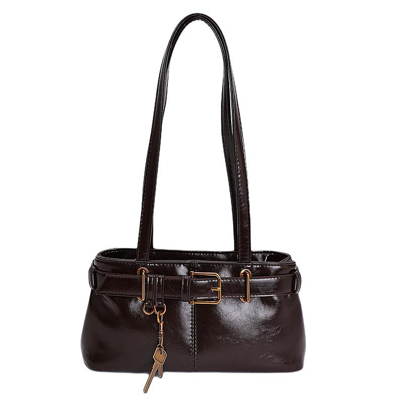 Retro portable commuter bag women's autumn and winter 2025 new trendy fashion Korean underarm bag versatile large capacity bag