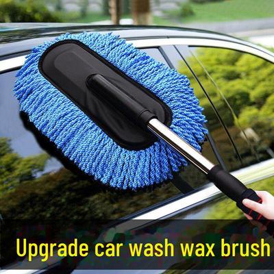 "Retractable Car Wash Mop Dust & Wax Cleaning Kit"