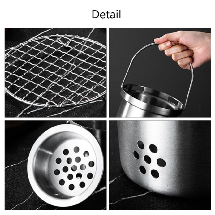 304Stainless Steel Outdoor Stove Cooking Stove Multifunctional Cookware Campings Stove Outdoor Barbecue Tool for Cooking