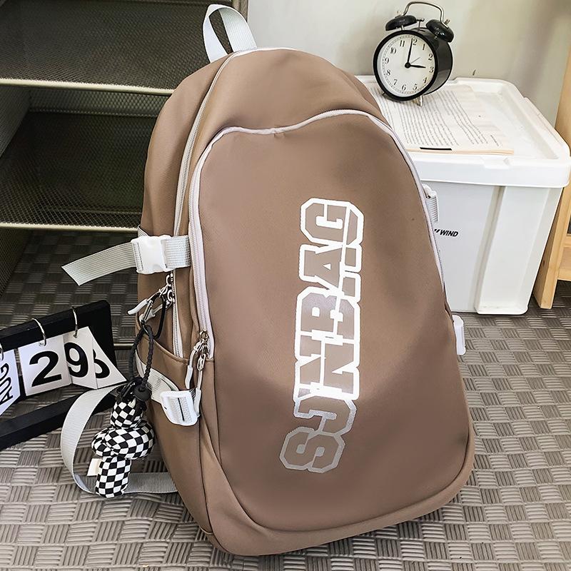 

School Bag Children Girls Elementary School Students High Capacity Alphabet Backpack