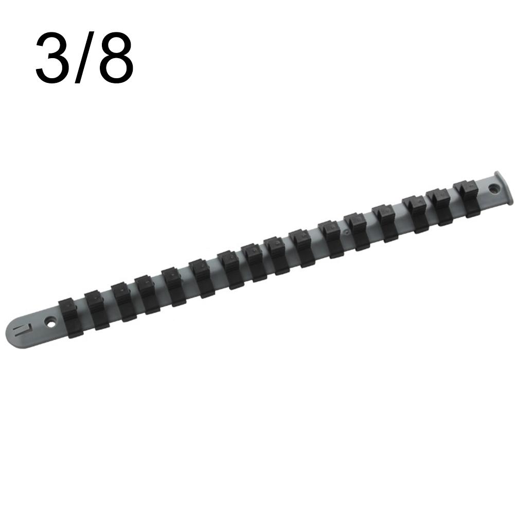 

3 шт. Лоток-органайзер для торцевых головок 340 мм Держатель для торцевых головок 1/4 3/8 1/2 Органайзер для торцевых ключей Рейка для торцевых головок Держатель привода Ручной инструмент