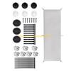 F26C Under Desk Cable Management Pocket Efficient Under Desk Wire Organizers Storage Holder for Secure and Neat Spaces