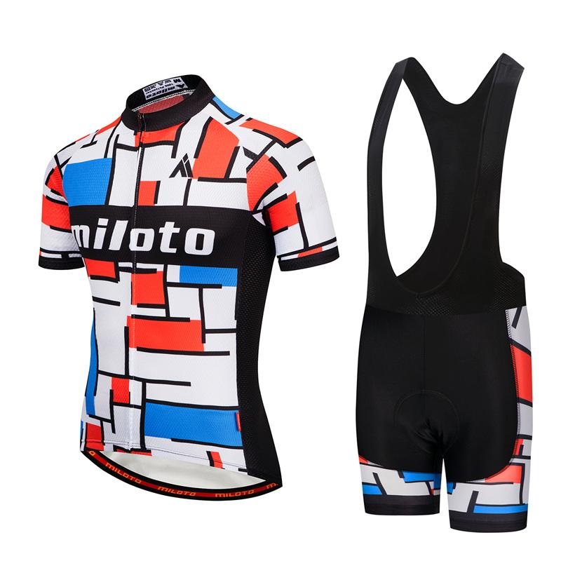 Summer Cycling Clothing Set, Breathable Suit for Mountain Biking, Triathlon,2026 Summer Breathable Cycling Suit Set
