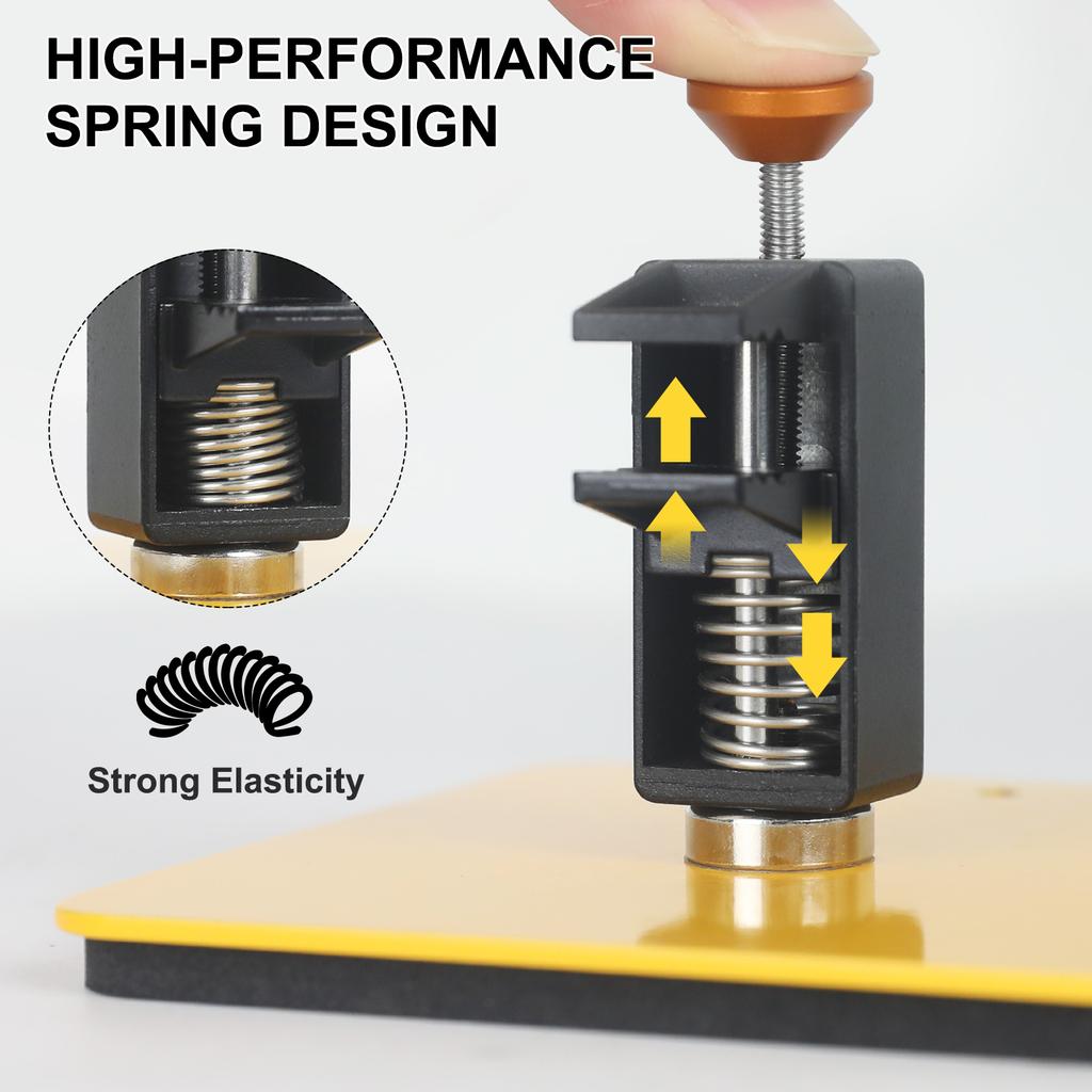 NEWACALOXSoldering Helping Hands Third Hand Tool with Magnetic Base Adjustable Metal Circuit Board Holder for PCB Welding Repair