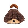 Schultasche süßer Welpen-Plüschtasche Umhängetasche weiblich Cartoon-Mädchen Umhängetasche vielseitig Freizeit-Einkaufs-Puppe Handy-Tasche