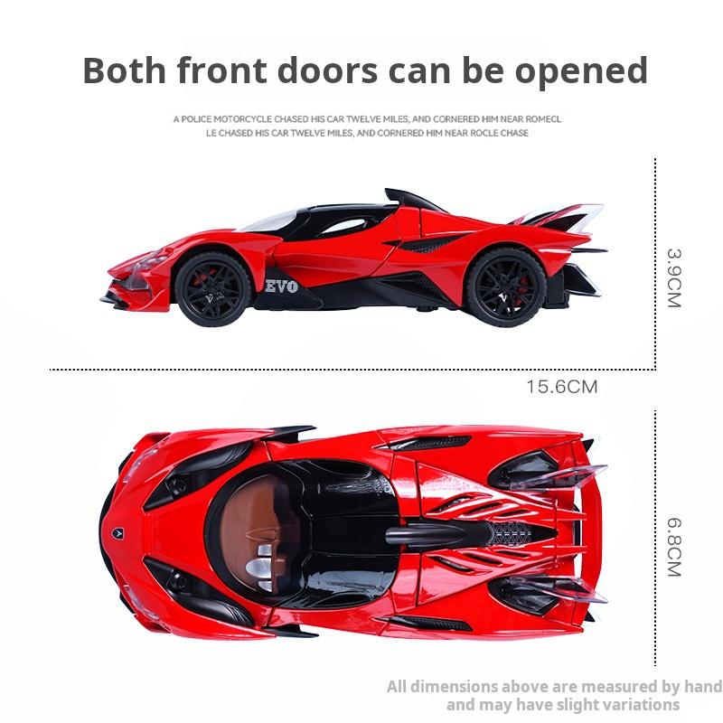 1:32 Apollo Evo God of the Sun exquisite simulation alloy Super Car Model Light & Sound Collectible Ornament Decoration