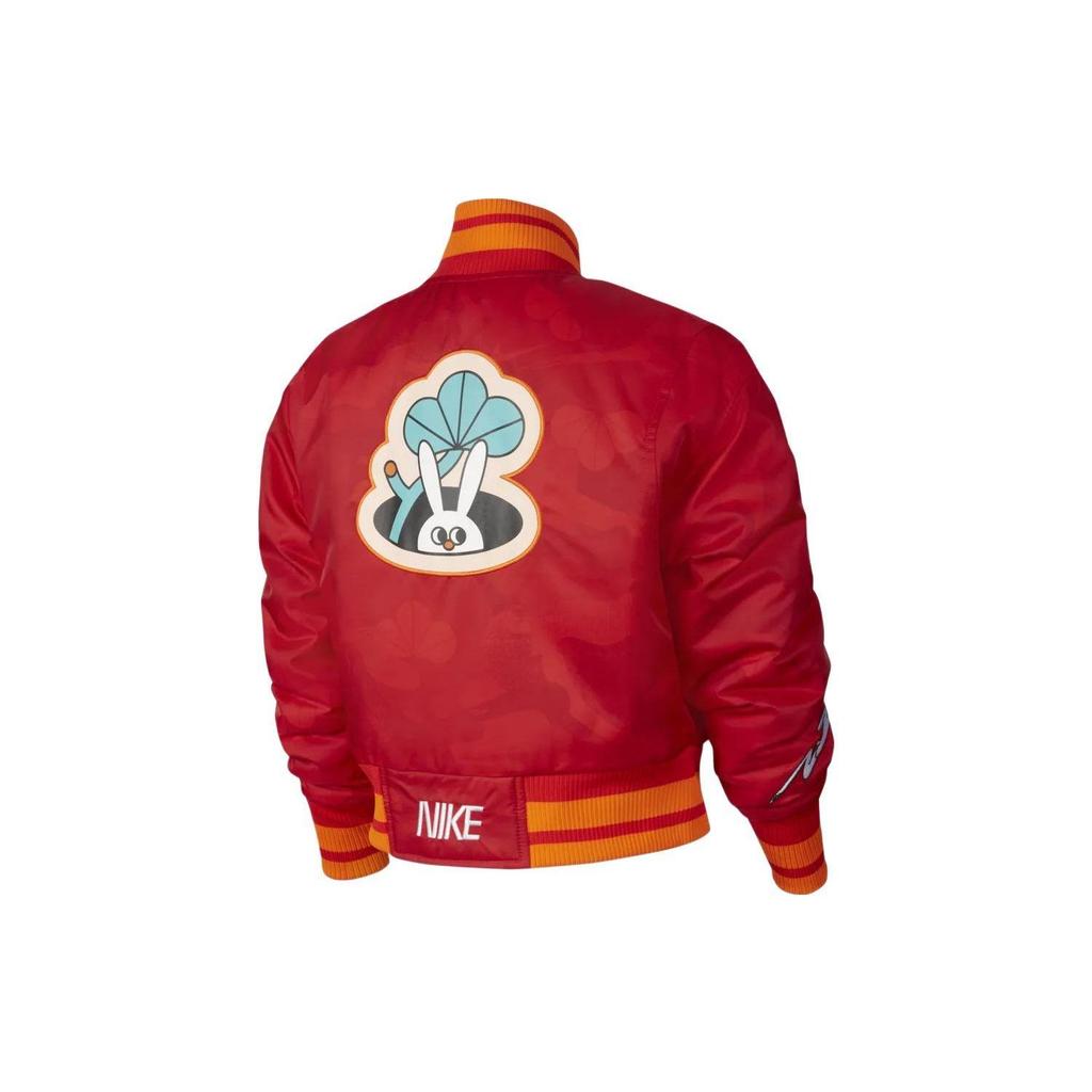 Nike Big Kids Bunny Printed Jacket Red FD4073-657