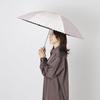 LANVIN COLLECTION Folding Parasol Umbrella Pale Pink Fuwacool Jacquard Floral UV Cut 22-083-12458