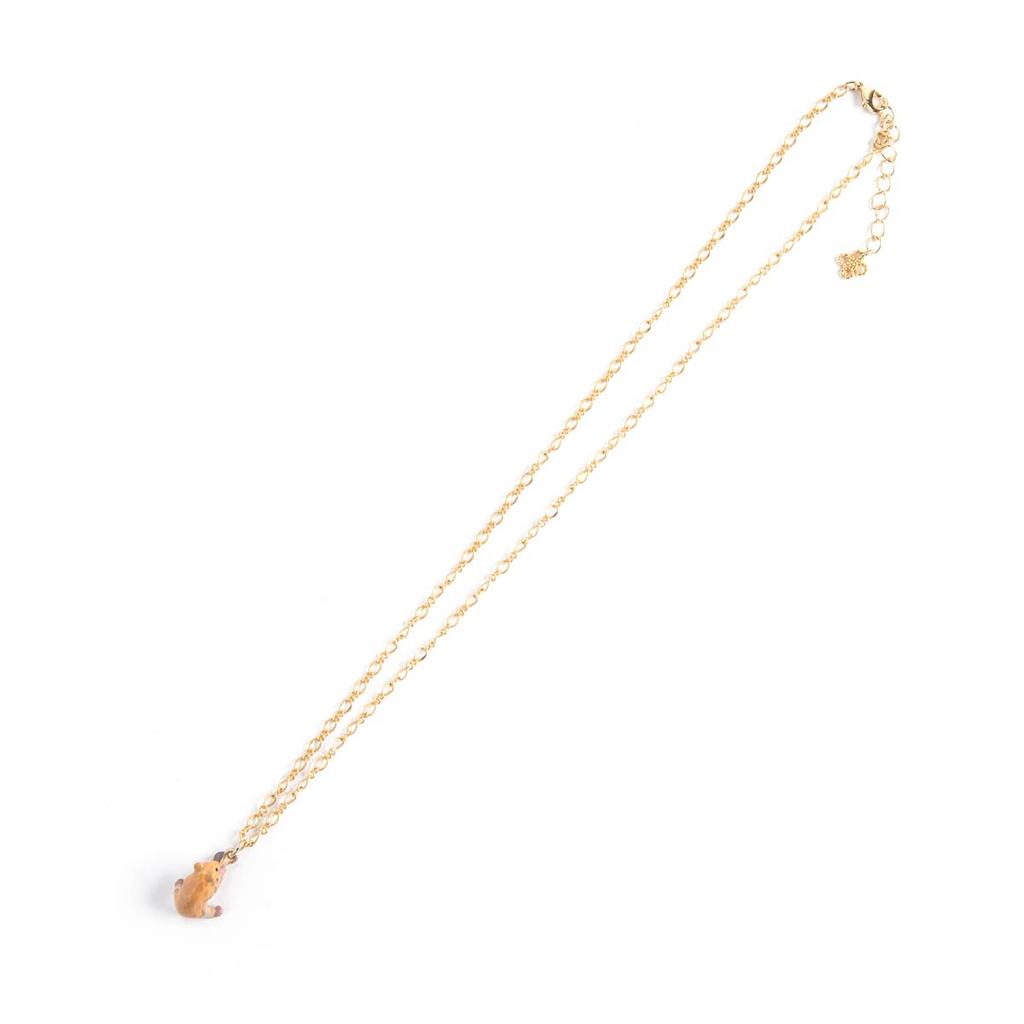 Necklace for Women - Hamster Design - PalnartPoc Official Bluff Superior Present - Greedy Hamster