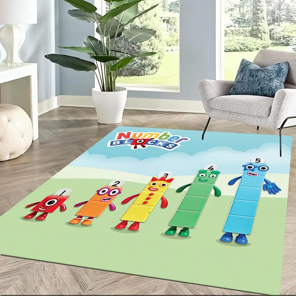 Numberblocks Carpet Design For Outdoor Decorate Room Study Room Foyer Antislip Carpet Office Home Decor Spiritual Gift