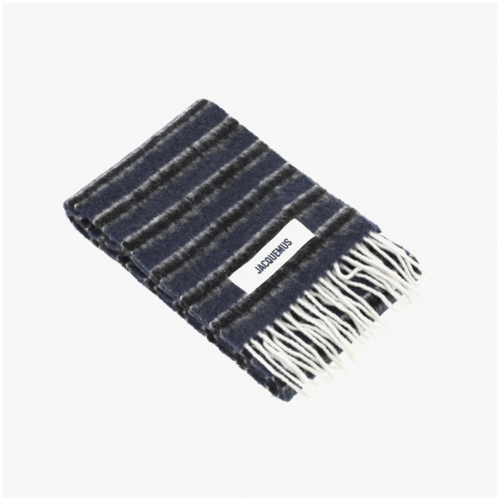 Jacquemus Alpaca Fringe Scarf Les Chapeaux Rayures Acu00774ak00289