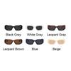 9 Farben Fashion Square Sonnenbrille Frau Marke Designer Persönlichkeit Unregelmäßige Vintage Sonnenbrille Weibliche Reise Retro