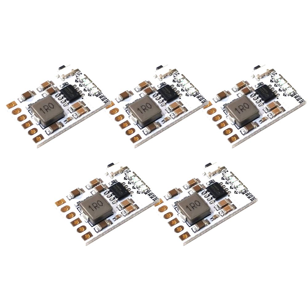 Charge Discharge Integrated Module with Overvoltage/Short Circuit Protection DC 5V 2.1A for 18650 Lithium Battery Charging