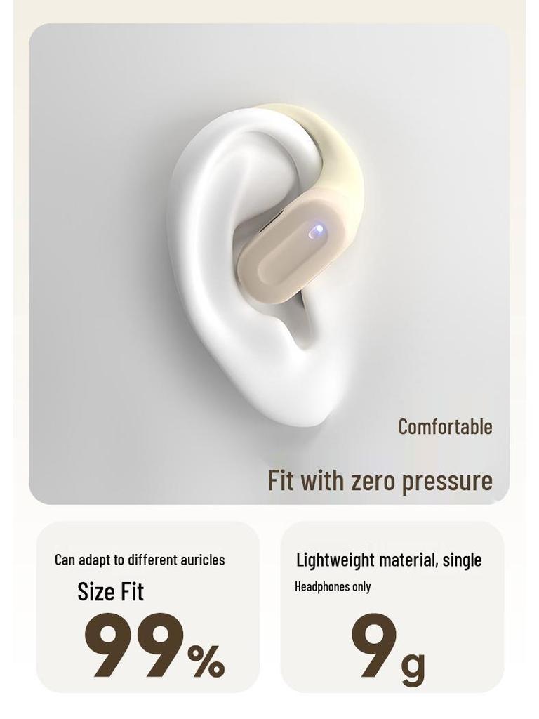 OWS08 Open-Type Air Conduction Clip-On Wireless Bluetooth Earphones