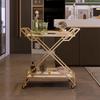 Modern 2-Tier Mobile Serving Cart