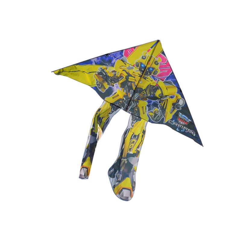 Breeze Easy Fly Triangle Kite - Fun Cartoon Design for Kids