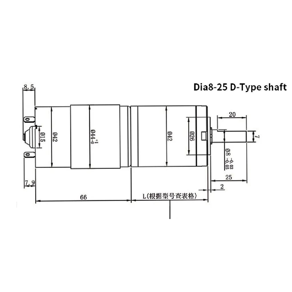 PG42-775 High Torque Planetary Gear Motor 12V 24V DC Brushed Motor 42mm Planetary Gearbox Low RPM Reversible RC Roller Automatic