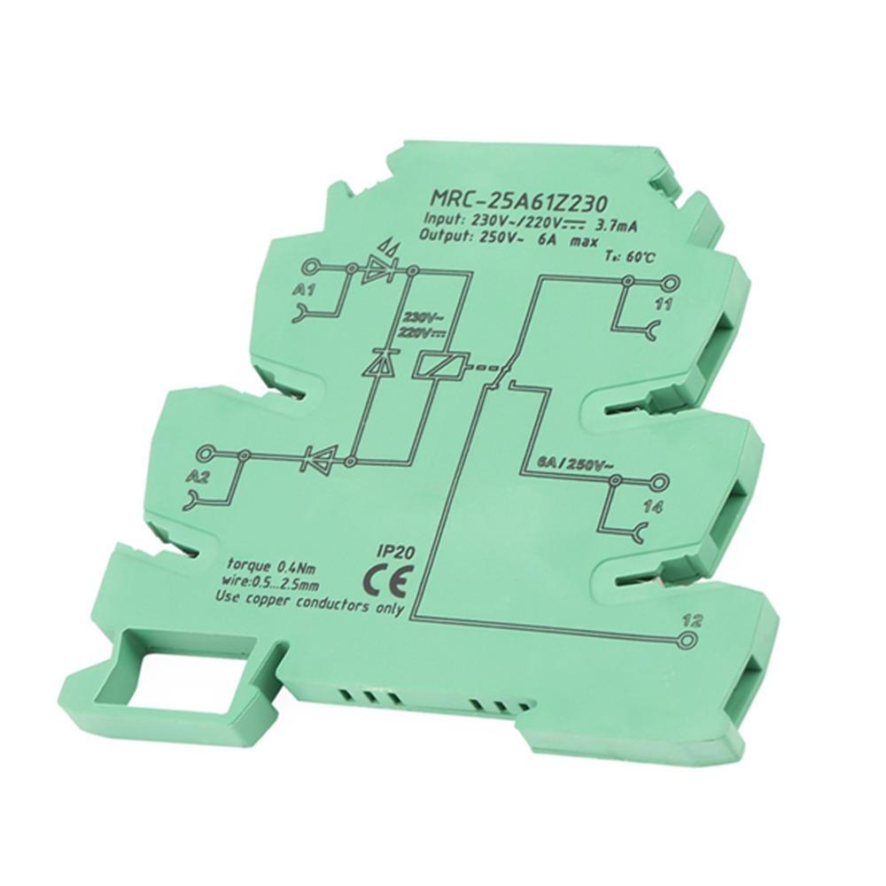 6.2mm Thickness Ultra-thin Relay 230VAC/220VDC Ultra-thin PLC Relay  Industrial Control