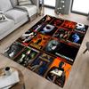 Halloween Movie Collection Carpet For Playroom Bedroom Living Room Sofa Home Decorkids Game Area Rug Nonslip Floor Mat